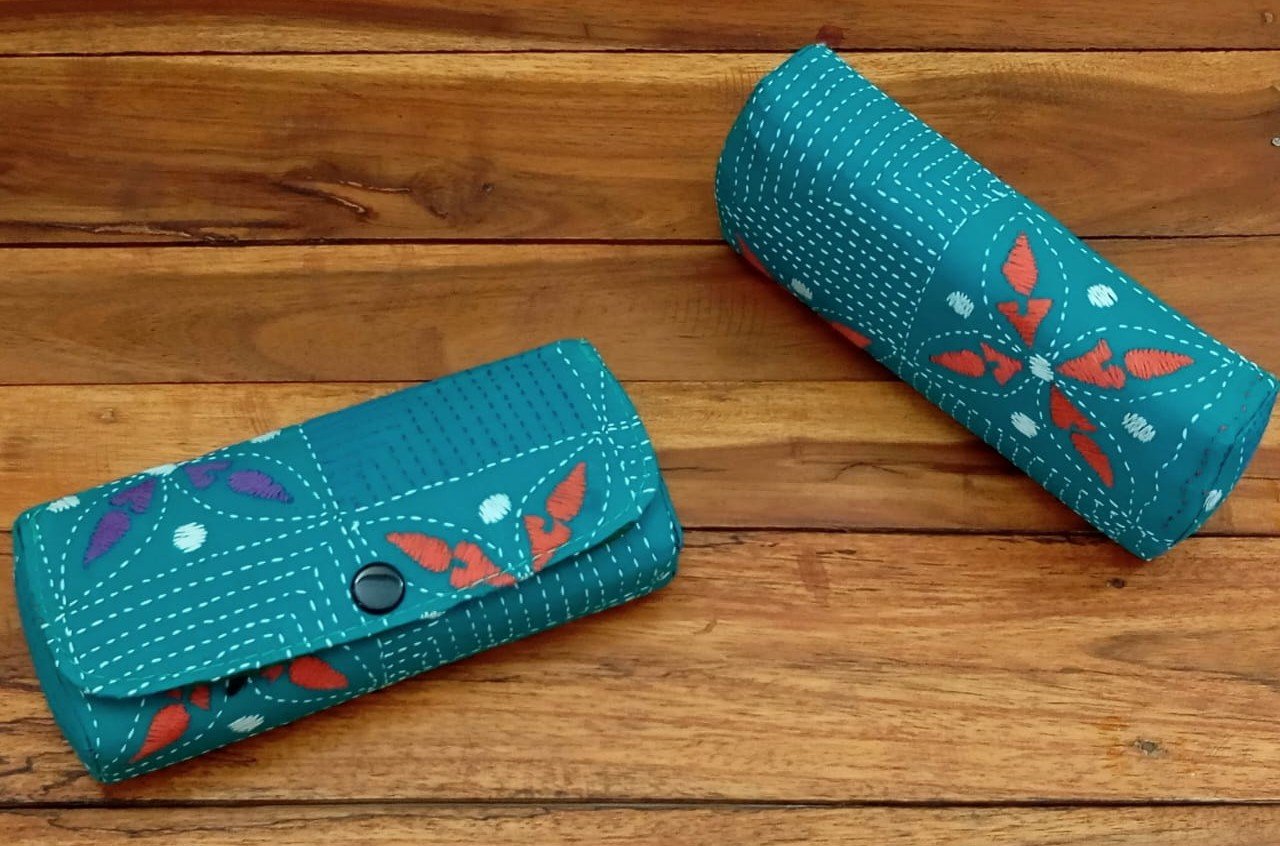 Bengal Kantha Work Handcrafted Spectacles Case
