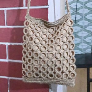 Sling Ring Bag Made of Jute
