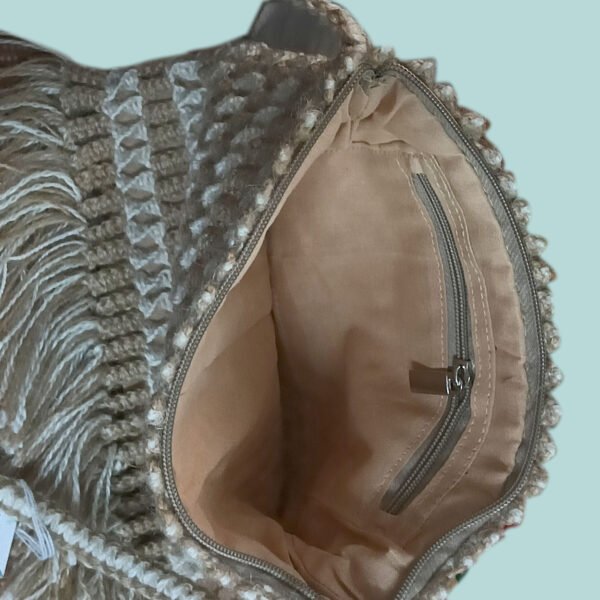 Jute Macrame Sling bag for Woman - Image 3