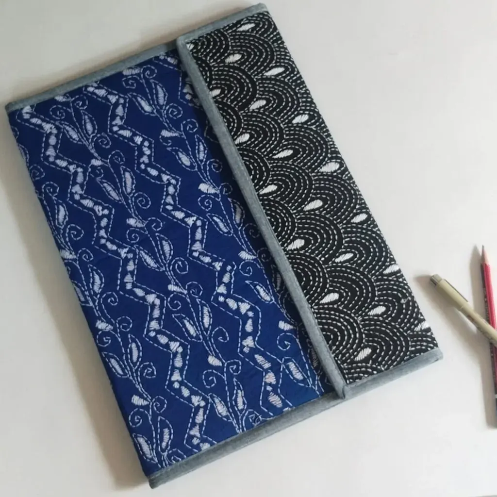 Bengal Kantha Work Handcrafted File Folder