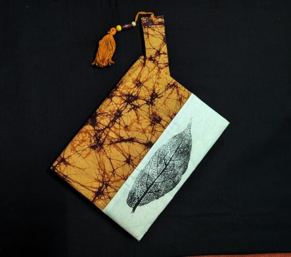 Stationary Lover Gift Box. Handmade journal with matching book mark and key ring with A5 document or kindle holder - Image 3