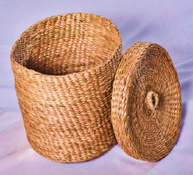 Water Hyacinth Basket Bin