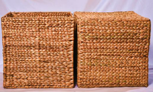 Water Hyacinth Square Storage Basket