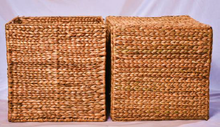 Water Hyacinth Square Storage Basket