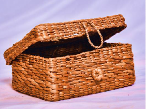 Water Hyacinth Tissue Box | Handcrafted Eco-Friendly Tissue Holder - Image 2