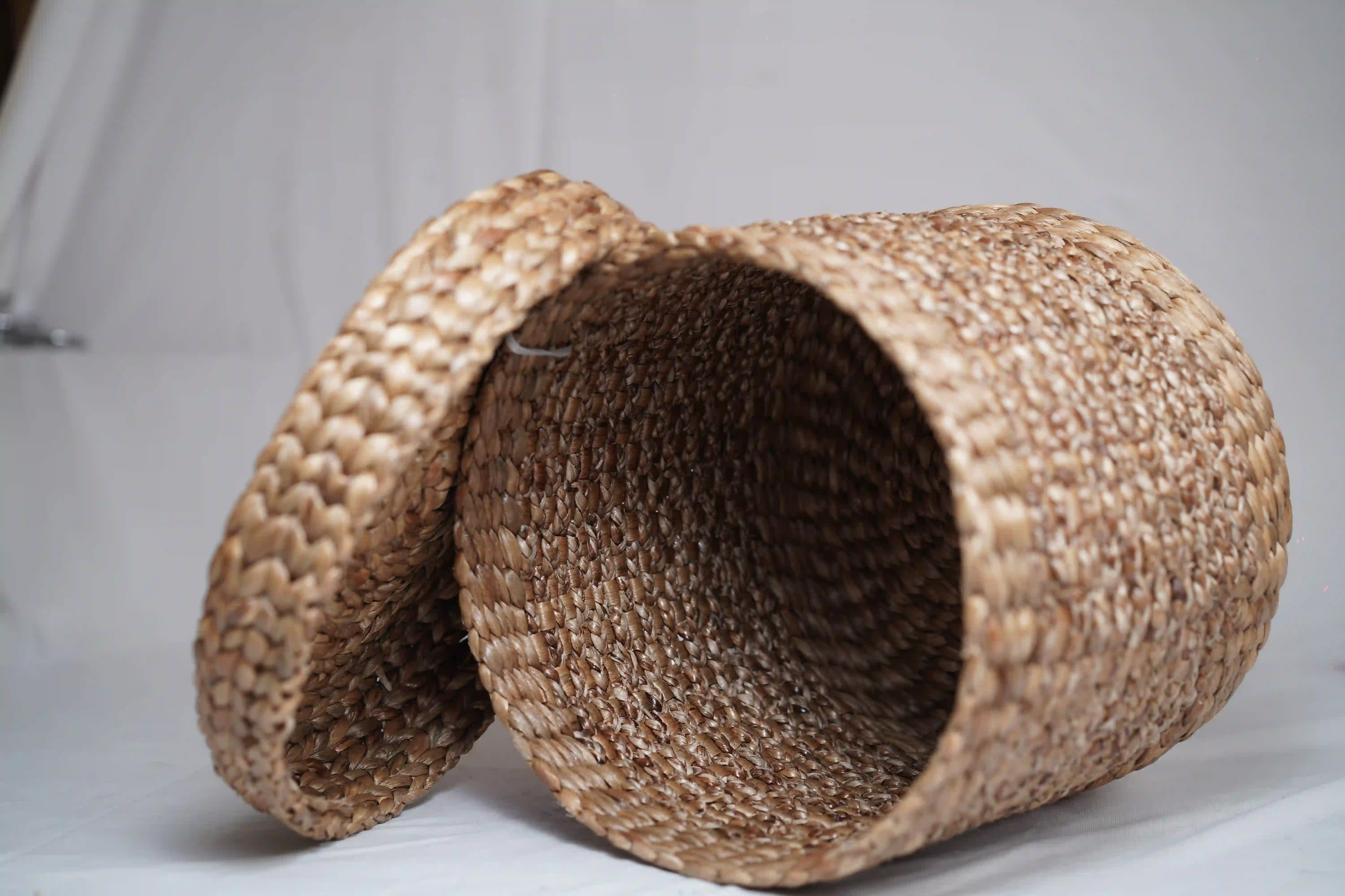 Water Hyacinth Basket Bin - Image 4
