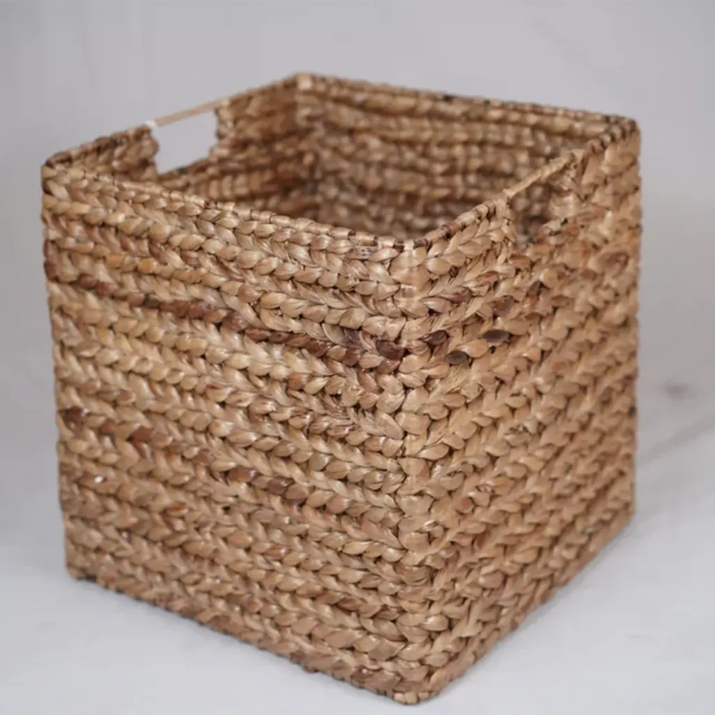 Water Hyacinth Square Storage Basket